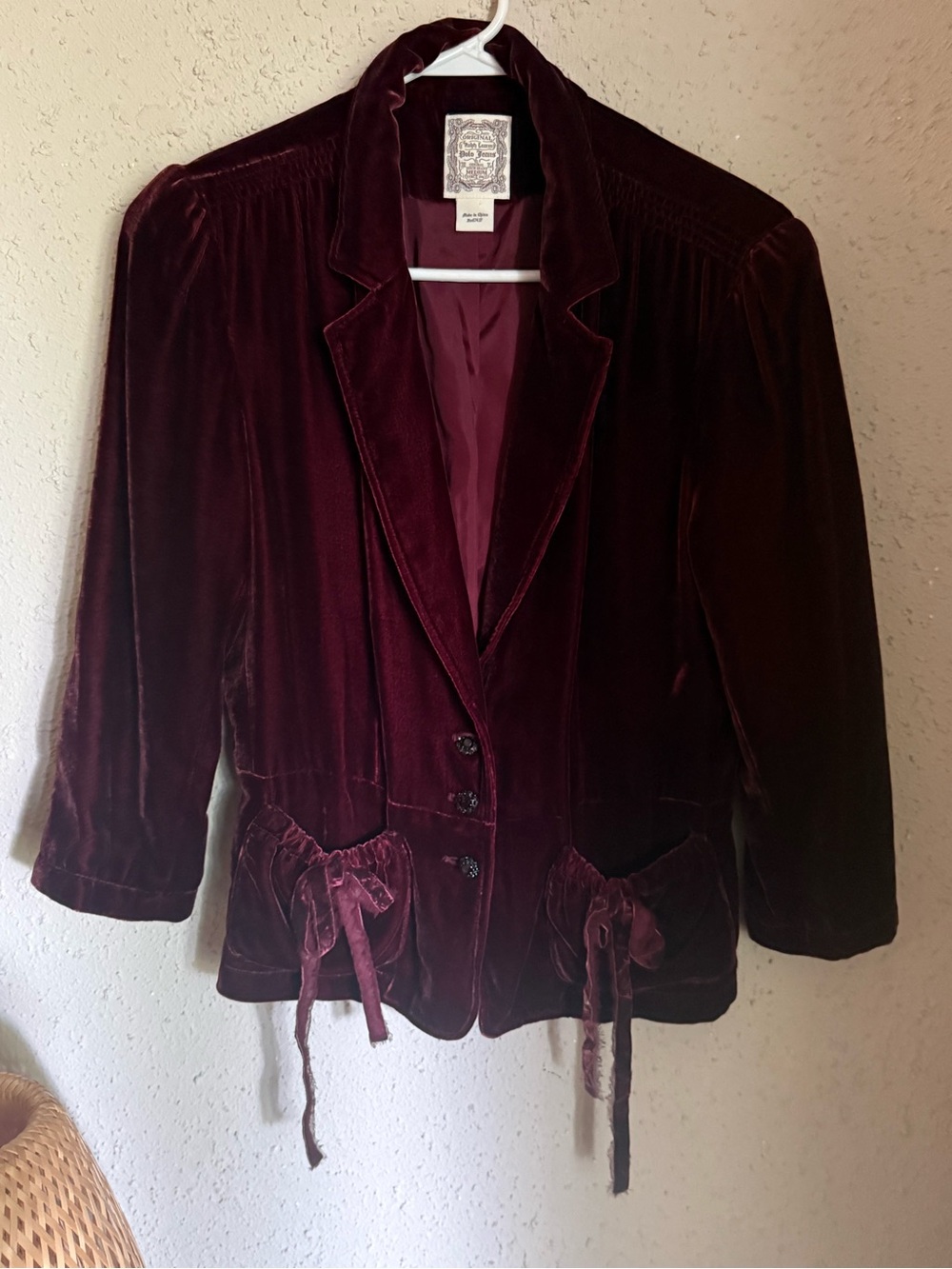 Vintage Ralph Lauren Silk Blend Blazer